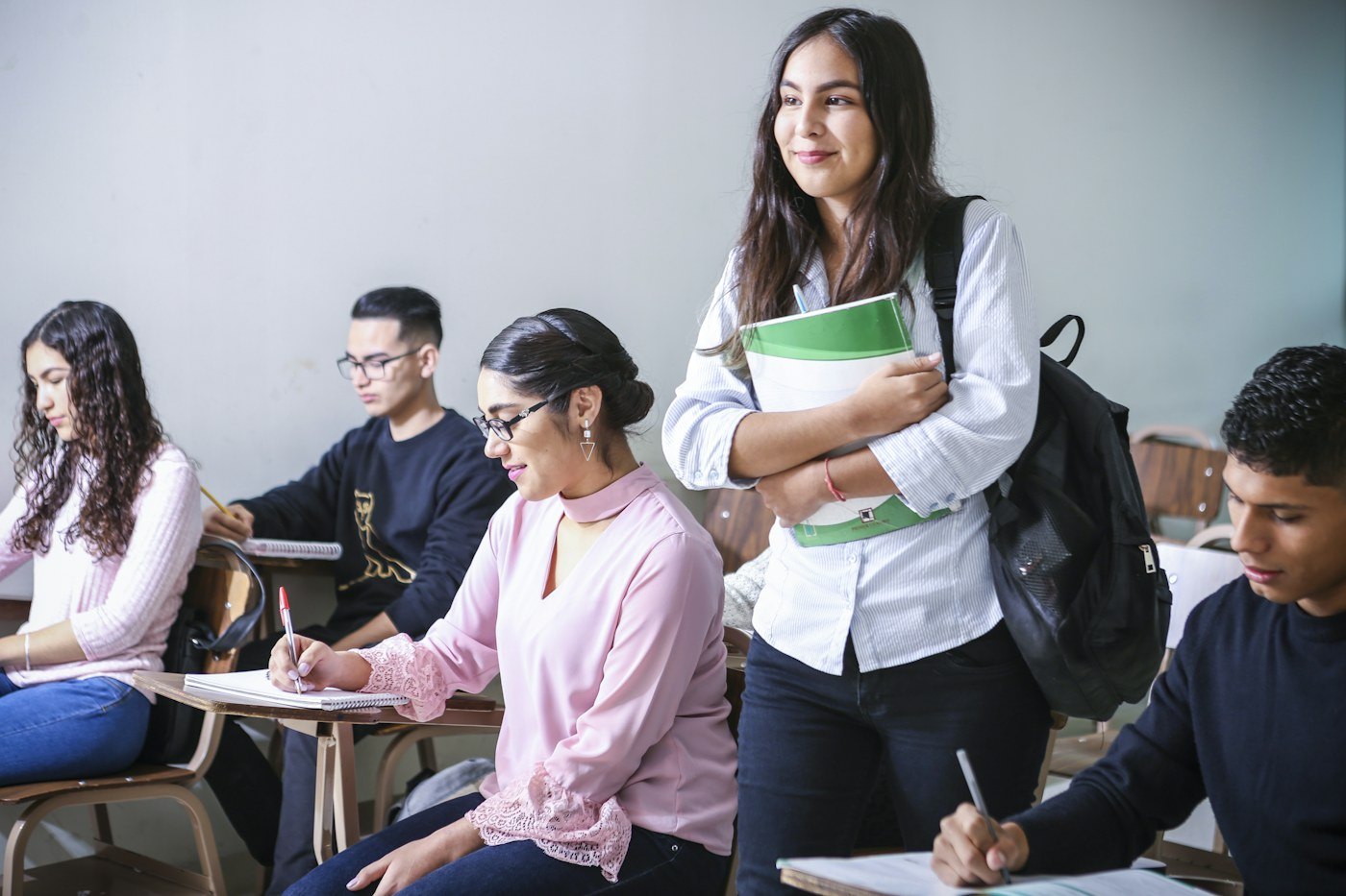 Older students learning together